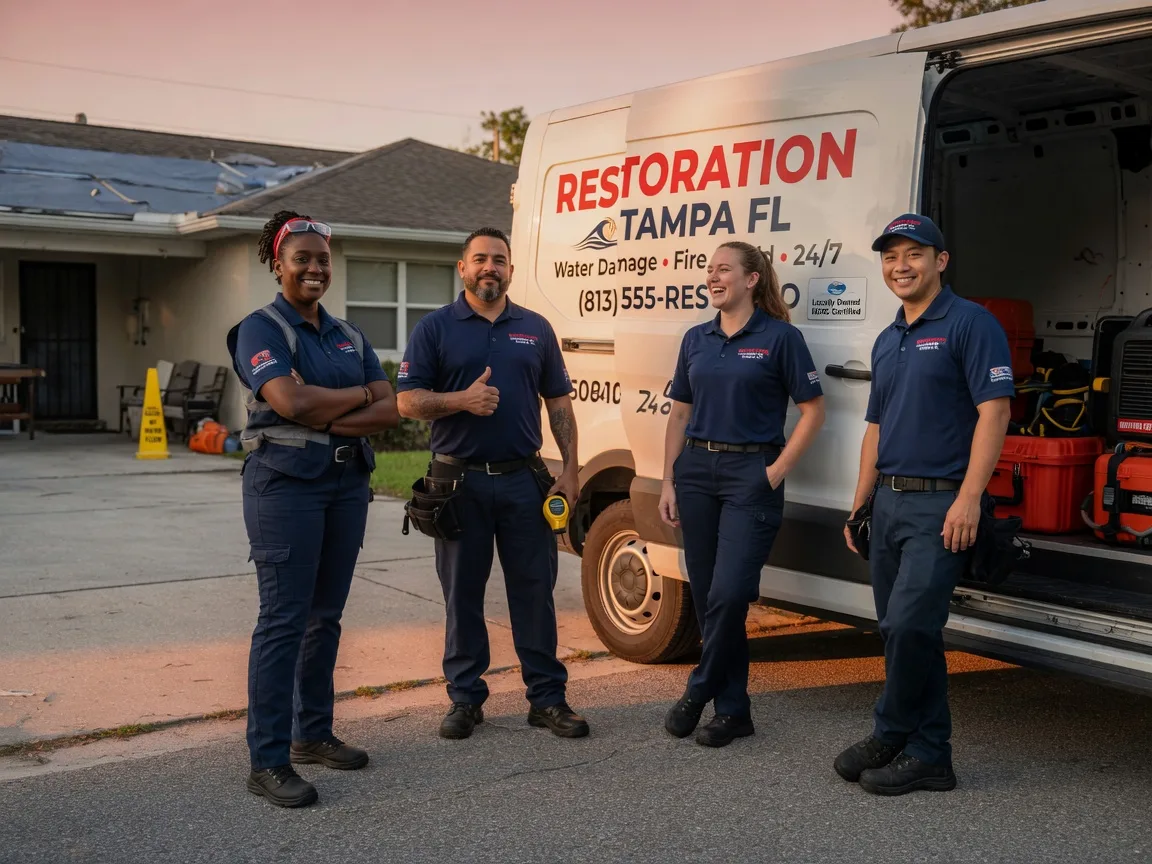 Water Damage Restoration company in Tiline, KY